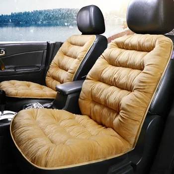 Universalus Kėdžių Raštas Anti Slip Minkštas Flannelette Automobilio Sėdynės Pagalvėlę Galima Skalbti Namų Reikmenys Padengti Pliušinis Trinkelėmis Šiltos Žiemos