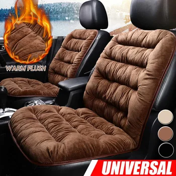 Universalus Kėdžių Raštas Anti Slip Minkštas Flannelette Automobilio Sėdynės Pagalvėlę Galima Skalbti Namų Reikmenys Padengti Pliušinis Trinkelėmis Šiltos Žiemos