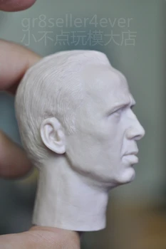 Sandėlyje 1/6 Masto Unpainted Nicolas Cage PVC Medžiagos, Galvos Skulptūra Nulipdyta Aksesuaras Modelį 12