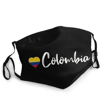 Meilė Kolumbija Šalies Vėliava, Daugkartinio Naudojimo Veido Kaukė 