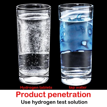 10000PPB Stebuklas Vandenilio Vandens Tablečių šarminis H2 vandens gerinti imunitetą Kinijos, Japonijos Bendradarbiavimas Produktų Tyrimo Pakuotėje 5 vnt