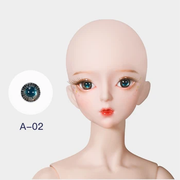 DBS Obuolio už 1/3 bjd lėlės akinius obuolio kaip 14mm, 60cm bjd tik obuolio, ne lėlės galvos nr.