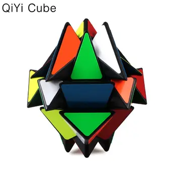 Magijos kubo Qiji ašis netaisyklingai pokyčių profesinės kubo diamond įspūdį greitis į juodąją tris × 3 × 3 kubas