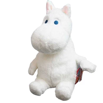Karšto Super Mielas Baltas Moomin Aukštos Kokybės 30 Cm Nuolatinis Pliušinis Lėlės Trumpas Pliušinis Žaislas, skirtas Gimtadienio, Kalėdų Dovana Berniukas Mergaičių