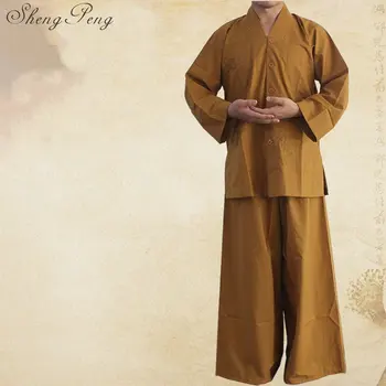 Budistų vienuolis, chalatai budistų vienuolis drabužių tradicinę kinų budistų drabužių shaolin vienuoliai drabužių CC088