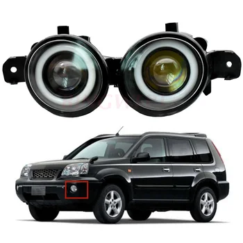 Automobilių Stiliaus LED Rūko žibintų Angel Eye dieninės Lempos DRL H11 3000LM Už 