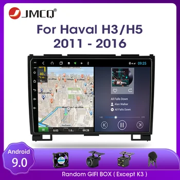JMCQ Android 9.0 RDS DSP Už Great Wall Hover H3 H5 2011-2016 Automobilio Radijo Multimidia Vaizdo 2din 4G+64G GPS Navigaion Padalinti Ekraną