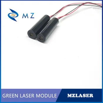 520nm5mw dot žalia lazerio modulis Mažas plaukų kampas pramoninių lazerinių