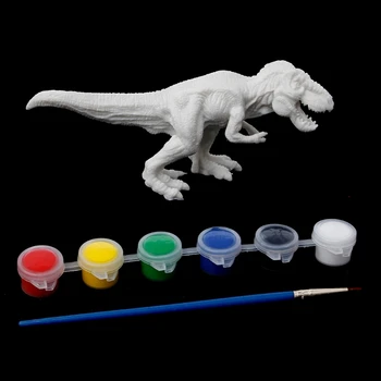 PASIDARYK pats Dažymas Dažymo Gyvūnų Dinozaurų Modelis Juros periodo Laukinės gamtos Pasaulyje Dinozaurų Parkas Modelis Grafiti Piešimo Vaikams, Žaislų, Dovanų