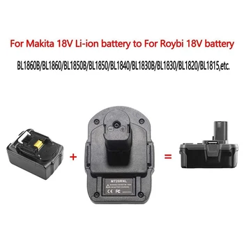 MT20RNL Baterija Konverteris Adapteris, skirtas Makita 18V Li-Ion Baterija Naudojama Konvertuoti dėl Roybi 18V Baterija Įrankis