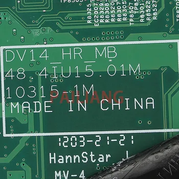 Nešiojamojo kompiuterio motininė plokštė, skirta DELL Inspirion 14R N4050 HD 6470M PC Mainboard HM65 07NMC8 01X1HJ 48.4IU15.01M 10315-1M visą tesed DDR3