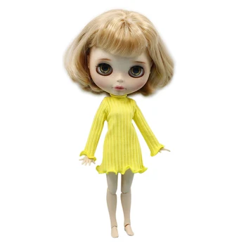 DBS LEDINIS Blyth lėlės drabužiai spalvotų laukinių džersis suknelė mergina 1/6 žaislas mergina dovana