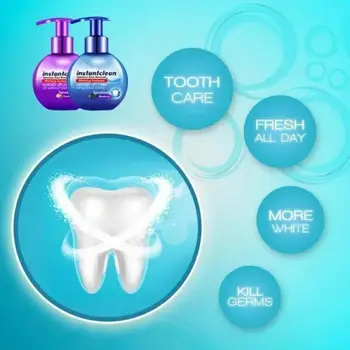 Momentiniai Švarus Intensyvi Dėmių Šalinimas, Balinimas Dantų pastos Skonis Ėduonis Viaty Soda Dantis Mėlynių Išvengti Kepimo Toothpast V1P1