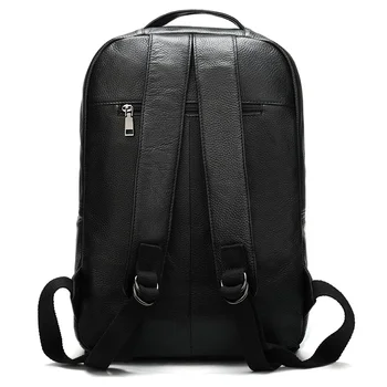 WESTAL vyrų maišelį vyrų odos kuprinė atsitiktinis mokyklos maišą vyrų natūralios odos kuprinė vyrų kelionės daypack 15.6 colių nešiojamojo kompiuterio krepšys