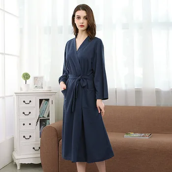 2020 Moterų Vasaros Pliurpalas Chalatas Kietas Prarasti Kimono Skraiste Moteris su Varčias Pižamą Sleepwear Ponios Padažu Suknelė Homewear