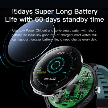 2020 Sn80 Sporto Smart Watch Vyrų Užsakymą Dial Fitness Tracker Visiškai Jutiklinis Ekranas IP68 Vandeniui Smartwatch 