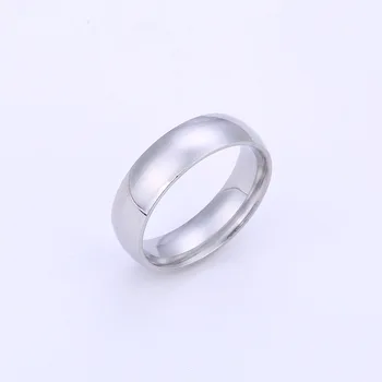 Viduje ir už jos ribų lanko titano plieno, nerūdijančio plieno žiedas paprasta pora žiedas 2020 korėjos versija žiedas
