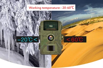 NOZAKI Naujas 1080P Laukinės gamtos Takas Kamera Gaudyklė gaudyklė, Centrinis Medžioklės Kameros DL001 Belaidės Stebėjimo Stebėjimo Kamera medžioklė