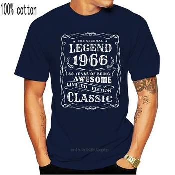 Marškinėliai Juokingi Gimtadienio Marškinėliai, Gimęs 1966 Metais Derliaus 50 T-Shirt Humoro Bday Legenda Amžiaus 50 Dovana