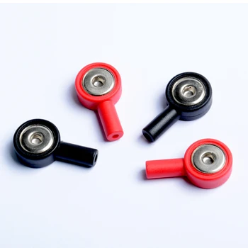 100 vnt 50 Raudonas ir 50 Black DEŠIMTIS derivacijos Pin Snap Prisijungti Adapteriai 2mm Prisegti prie 3,5 mm & 3.9 mm Akimirksniu Jungtis