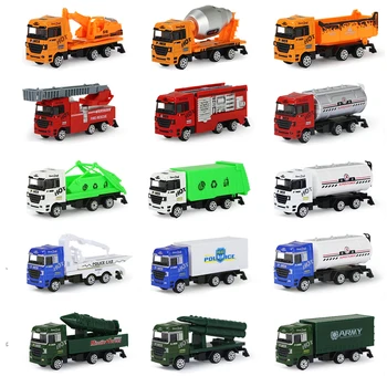 Miestas Modeliavimas Lydinio Automobilių modelių Serija Vaikams Inžinerijos Ekskavatorių Transporto priemonės Gaisro Sunkvežimių Švietimo Automobilių Žaislai Berniukams
