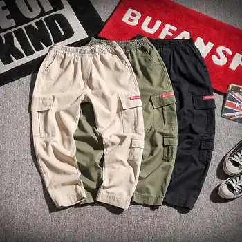 Streetwear Krovinių Kelnės Vyrams Sweatpants Vyrų Tracksuit Nuosėdos Hip-Hop Juoda Poilsiu Vyrų Sporto Pants Mens Kelnės 2020 Naujas