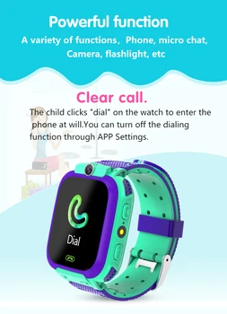 Battiphee Vaikai Smartwatch K12 LBS Vieta SIM Kortelės Palaikomos Vaikas Smart Watch Vaikai SOS Skambučio Tracker AntiLost SOS Su Kamera