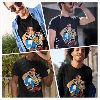 Asteriksas Marškinėliai Asterix Ir Obelix T-Shirt Streetwear Trumpas Rankovės Marškinėliai Vyrams 100 Proc. Medvilnės XXX Grafinis Nuostabus Marškinėlius