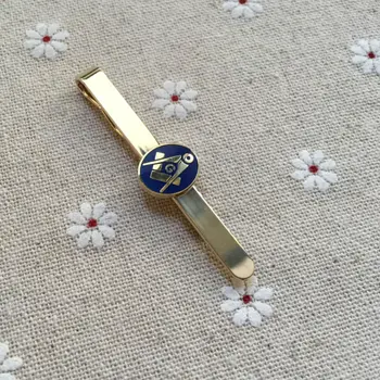 2017 freemason kaklaraištis baras metalo amatininkų dovanas nemokamai mūro stickpin sąsagos aikštėje ir kompasas, masinu susieti įrašai mėlyna emalį