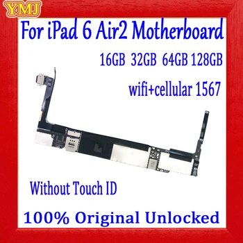 Factory unlock iPad 6 Oro 2 A1567 Plokštė Wifi+Cellular originalus iPad 6 su/be Prisilietimo ID Logika valdybos nemokamai 