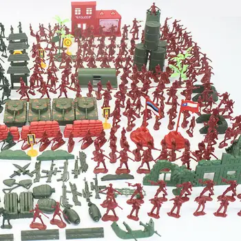 330 Vnt Karinės Playset Plastiko Žaislas Karių Armijos Vyrai 4cm Duomenys ir Priedai Dekoro Dovana Modelis Žaislai Vaikams