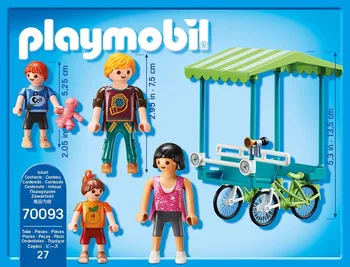 Playmobil Šeimos Dviračių Kūrimo Rinkinys, Mažųjų blokų Vaikų Sujungimas Žaislas Gimtadienio, Kalėdų Dovana