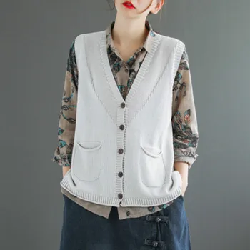 Max LuLu 2020 M. Kinijos Mados Stilius Rudenį Ponios Kintted Megztiniai Moterų Atsitiktinis Laisvi Marškinėliai Moteriška Derliaus Negabaritinių Streetwear