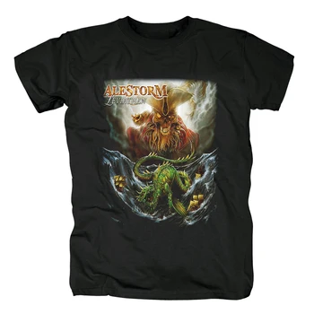 Bloodhoof Alestorma power metalo cottonT-Shirt Azijos Dydis