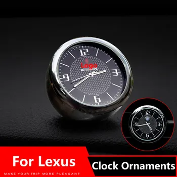 Automobilių Laikrodis, Papuošalai orlaidės Angos Įrašą lipdukas Logotipą, Lexus LS, ES 300 350 YRA LX RX GS GX Priedai