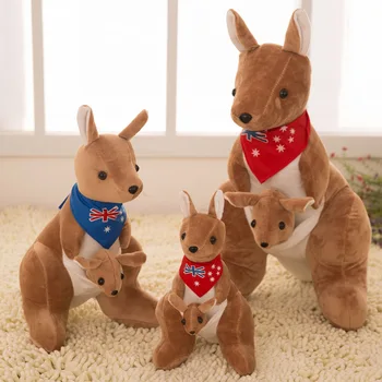 25cm Mielas Mielas Minkštas Pliušinis Lėlės Australijos Motinos Ir Vaiko Kengūros Pliušiniai Žaislai, Kūdikių Žaislai, Gimtadienio Dovana Vaikams Vaikams