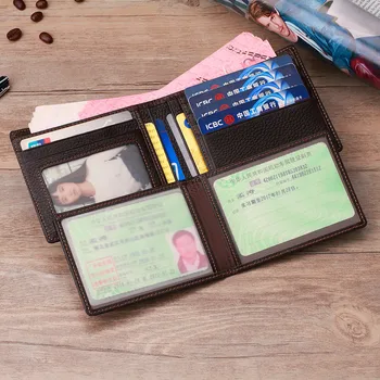 Odinės Piniginės, vyriškos mados kortelės turėtojas multi-funkcija maišelį vyrų lengvas ir plonas banko kortele krepšys