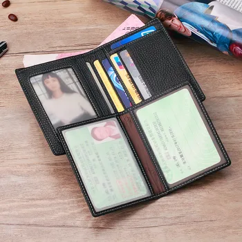 Odinės Piniginės, vyriškos mados kortelės turėtojas multi-funkcija maišelį vyrų lengvas ir plonas banko kortele krepšys