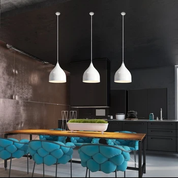 LukLoy Modernus, Kabamųjų Lubų Lempos Loft už Virtuvės LED Sieniniai šviestuvai Hanglamp Kabinti Šviesos Rungtynių Pakabukas On-Line