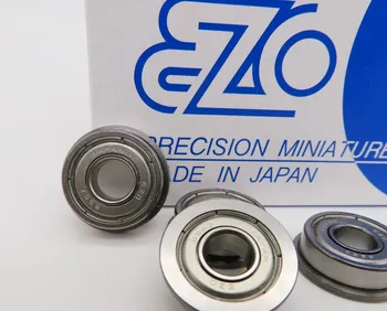10vnt/50pcs Japonija EZO didelės spartos guolio flanšas F696ZZ 6*15*5mm RF-1560ZZ tikslumo miniatiūriniai guoliai 6x15x5
