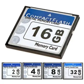 Didelės Spartos CF Atminties Kortelė 2/4/8/16/32 GB 5MB/S Compact Flash CF Kortelė Skaitmeninio Fotoaparato, Kompiuterio, Laptopo Reklamos Mašina