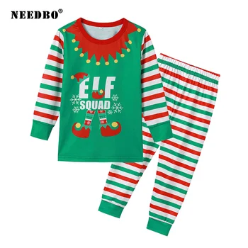 Kalėdų Šeimos Pižama Nustatyti Suaugusiųjų Kid Baby Šeimos Matchint Komplektus, Pižamos Rinkiniai Sleepwear Navidad Familia Derinti Drabužius Rinkinys