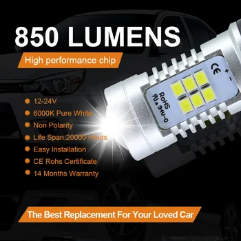 Apmatauto 2x H16 5202 LED Lemputė Audi A3 8P C7 A6 S6 Q5 SQ5 2008+Automobilių Transporto LED Galiniai Posūkio šviesos diodų (LED DRL LEMPUTĖS