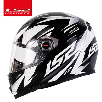 LS2 FF358 Visą Veidą motociklo šalmas aukštos kokybės ls2 Brazilijos vėliava capacete casque moto vairą EEK patvirtintą ne siurblys