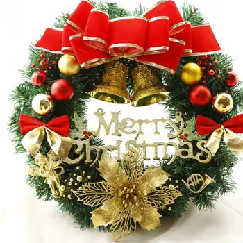 30cm Kalėdų Vainikas Kabo Pakabučiai Merry Christmas Garland Dovanos, Sienos, Durys, Puošybos Namų Dekoro Naujųjų Metų Dekoracijas 2021