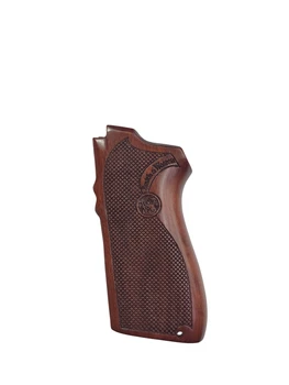 Smith Wesson 5906 Pistoletas Rankena, Rankų Darbo, Iš Riešutmedžio Medienos