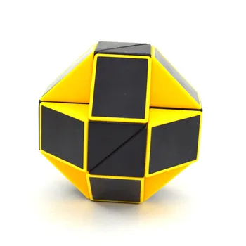 Shengshou Magija Gyvačių Valdovas Magija Valdovas Įspūdį 24 Greitis Antistress Kubo Twist Gyvatė Lankstymo Švietimo Žaislas vaikui Magic Cube