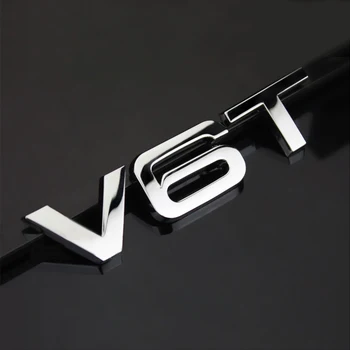 Automobilio Stilius Lipdukas Emblema Decal Audi S3 S4 S5 S6 S7 S8 RS3 RS4 RS5 RS6 RS7 V6T V8T Automobilių Uodega Sparnas Šildomi Kūno papuošalai