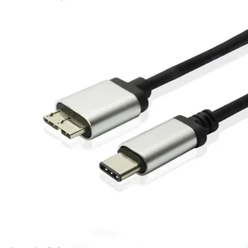 Usb 3.1 c Tipo į Micro USB 3.0-B viešųjų aliuminio HDD Duomenų Kabelis USB 3.1 duomenų kabelis Tinka kompiuteriai 1M