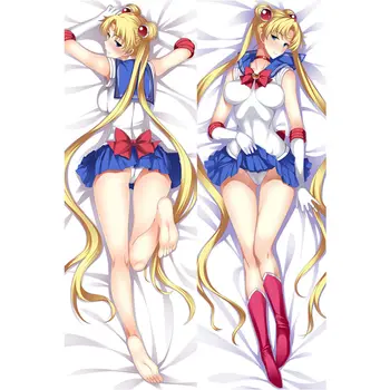 Anime Sailor Moon pagalvę Padengti Chibiusa Usagi Tsukino Dakimakura atveju Seksuali mergina 3D dvipusis Patalynės Kūno Hugging užvalkalas